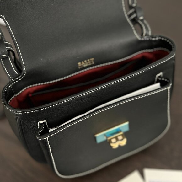 NWT - Bally SHE Sadle Bag - Black👜 - Picture 6 of 7